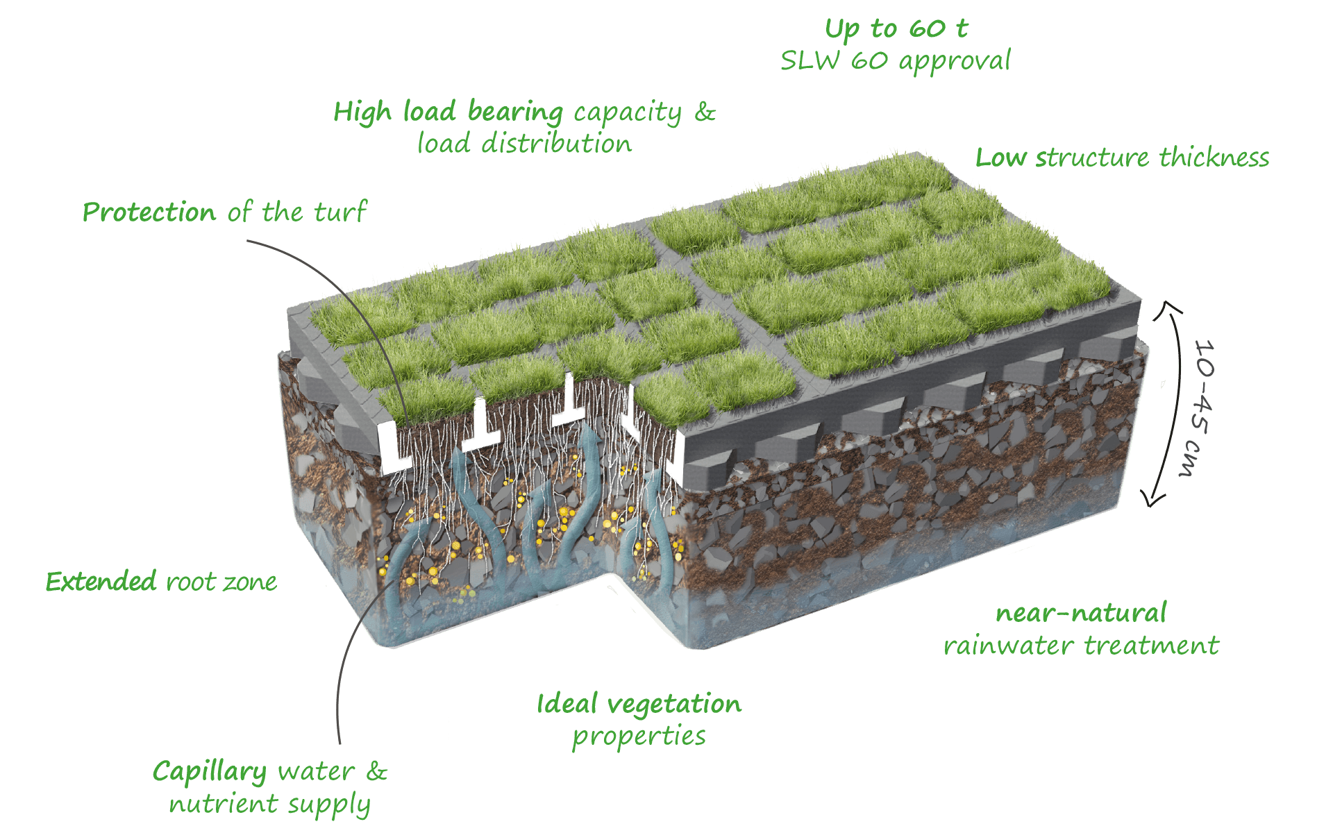 Many+advantages+of+TTE%C2%AE+GREEN+-+low+build-up+strength%2C+near-natural+rainwater+treatment%2C+substrate+structure+suitable+for+vegetation%2C+capillary+water+and+nutrient+supply%2C+deep+growth+of+the+roots%2C+protection+of+the+sward%2C+highly+load-bearing+and+load-distributing+elements%2C+usable+for+heavy-duty+traffic