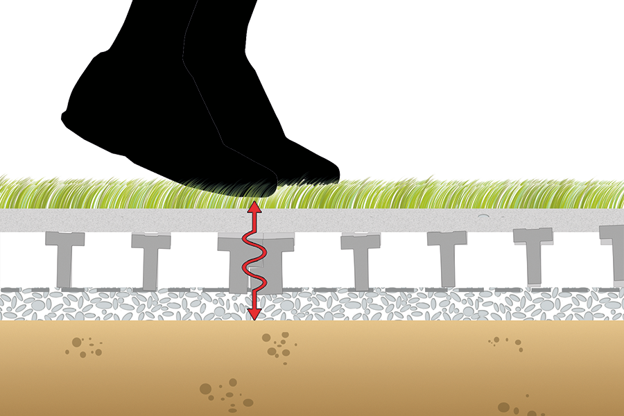 Shock absorbing structure