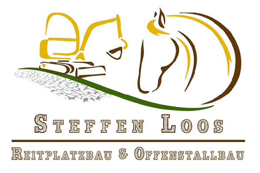 Logo Steffen Loos Reitplatzbau und Offenstallbau